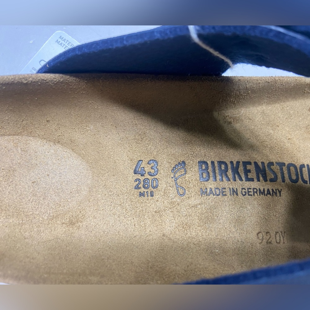 NEW Birkenstock Unisex Gizeh Sandals Medina Black Size 43 Mens 10/Womens 12. - Picture 5 of 12